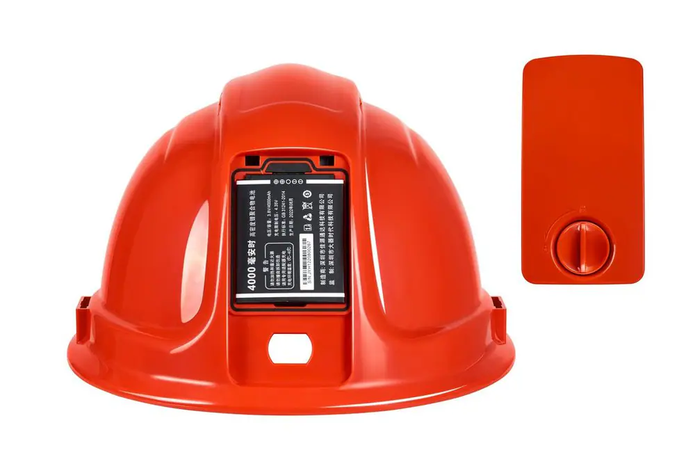 A connected helmet